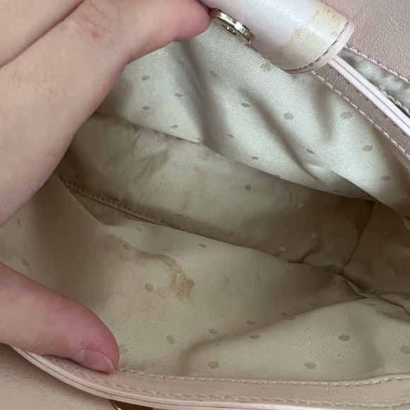 Kate Spade Blush Pink Quilted Gold Chain Crossbody Handbag - Picture 14 of 16